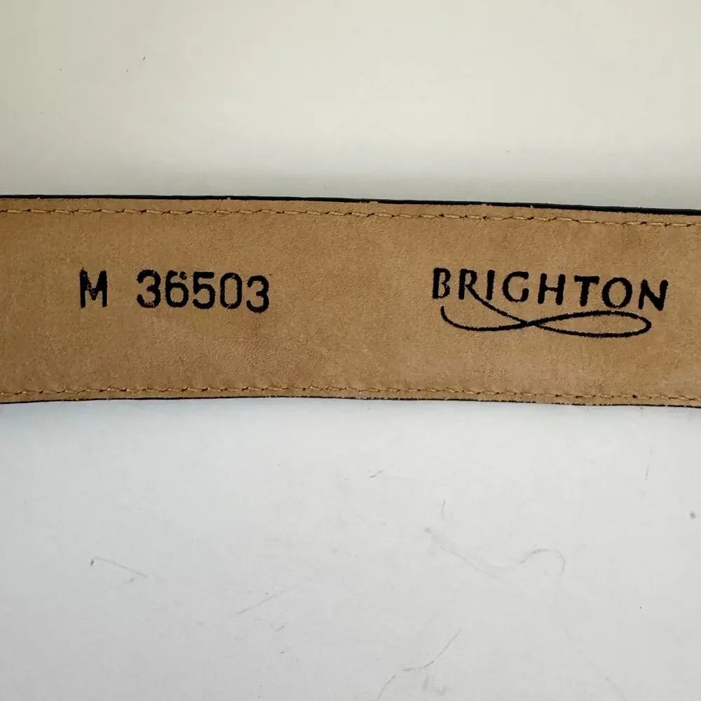 Brighton croc embossed